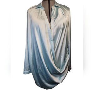 Satin Shirt Dress B2